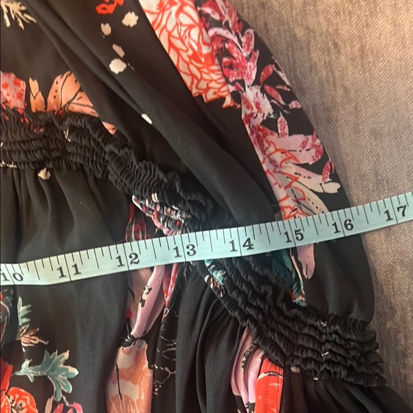 Free People Black and Multi Color Tunic XS - Picture 7 of 8